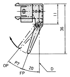 光電開(kāi)關(guān)致動(dòng)器形式F