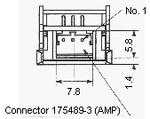光電傳感器（光學(xué)傳感器）OM-371-A8 Connector 175489-3(AMP)