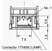光電傳感器（光學(xué)傳感器）ON-171-A8 Connector 175489-3(AMP)